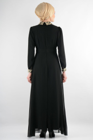 Collection Nayla - Robe Noire 7026S - Thumbnail