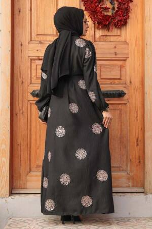Copper Modest Maxi Dress 30442BKR - 3