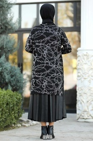 Couleur argent -Neva Style -Tunique En Tricot Hijab-42350GMS - Thumbnail