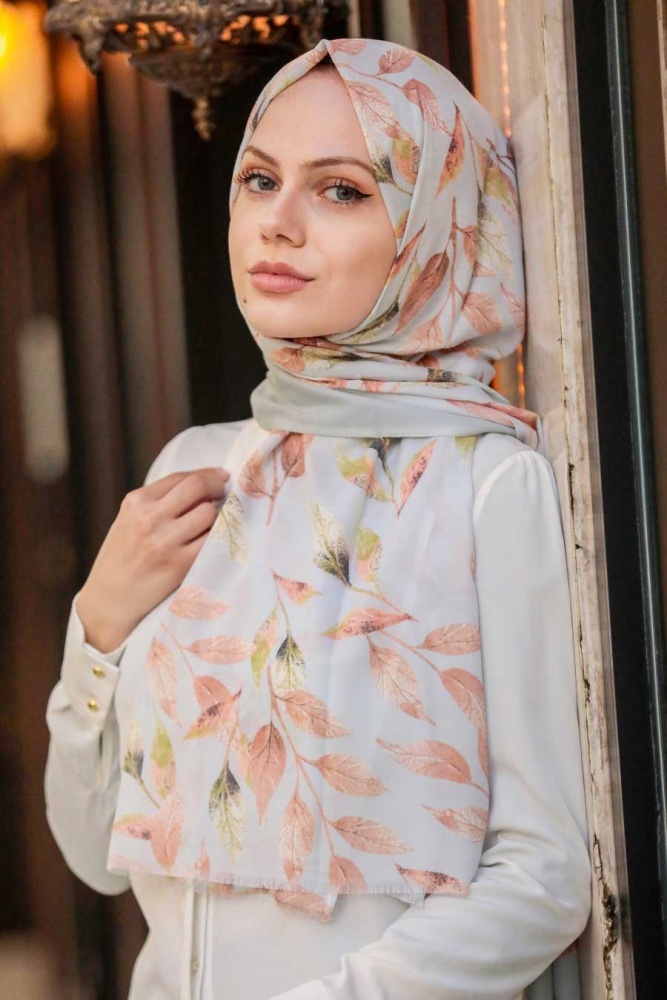 Crem Hijab Shawl 4928KR - 1