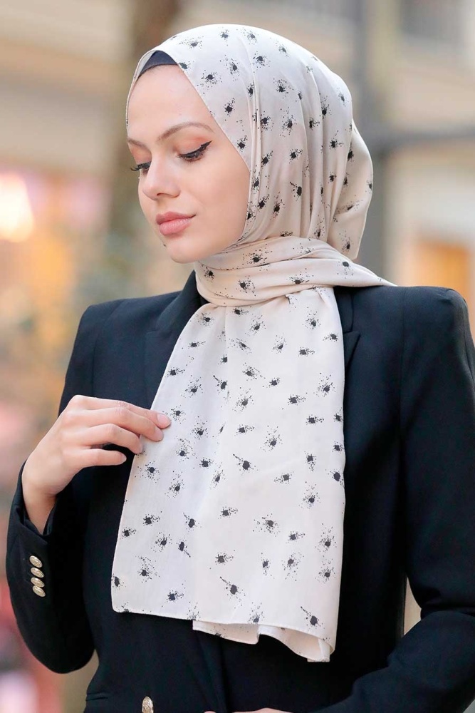 Crem Hijab Shawl 5096KR - 1