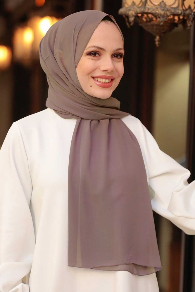 Dark Dusty Rose Hijab Shawl 53060KGK - 1