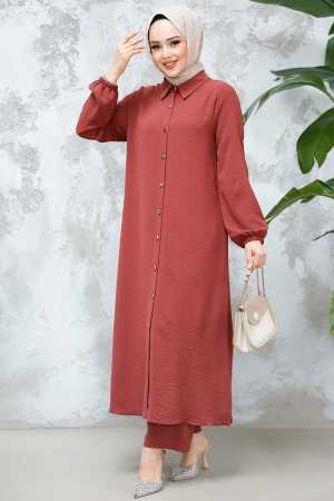 Dark Dusty Rose Plus Size Dual Suit 10101KGK - 1