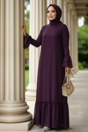 fitted lace wedding dress Afflatus Hijab main image 1