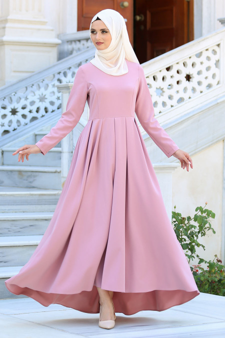 Dress - Dusty Rose Hijab Dress 41100GK