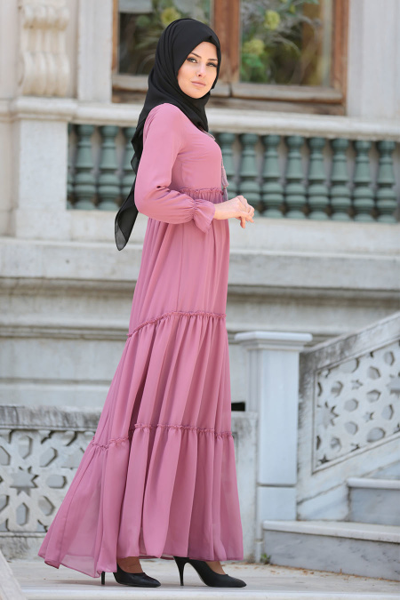 Dress - Dusty Rose Hijab Dress 41460GK