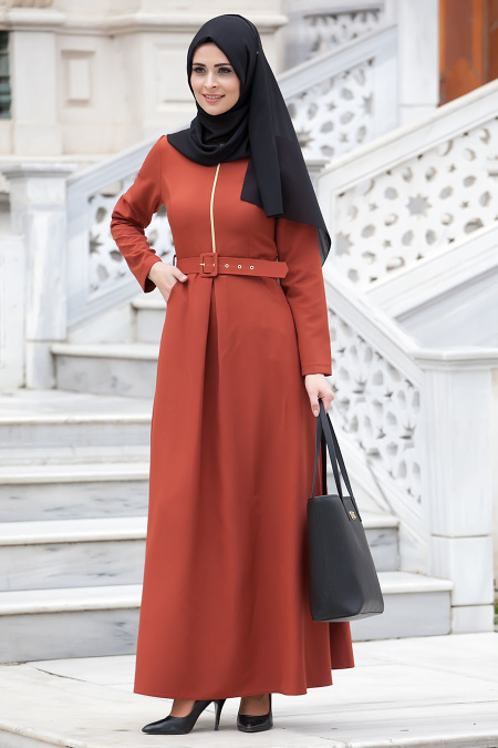 Dress - Tile Hijab Dress 40780KRMT