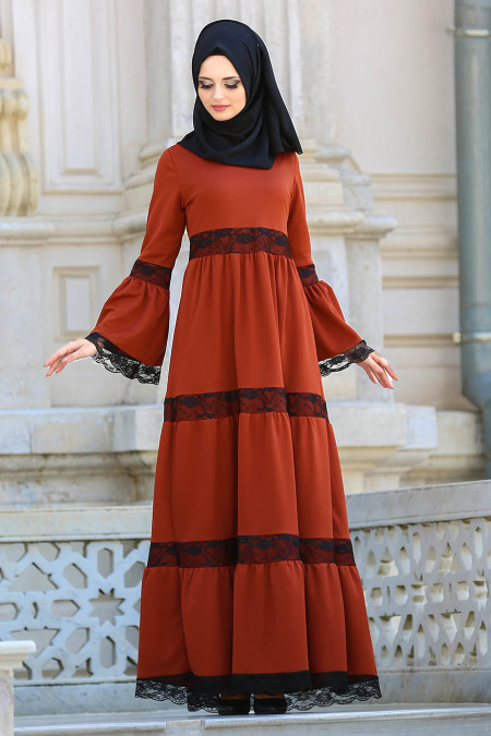 Dresses - Tile Hijab Dress 41760KRMT
