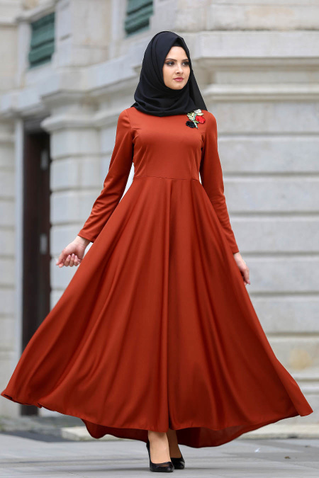 Dresses - Tile Hijab Dress 41910KRMT