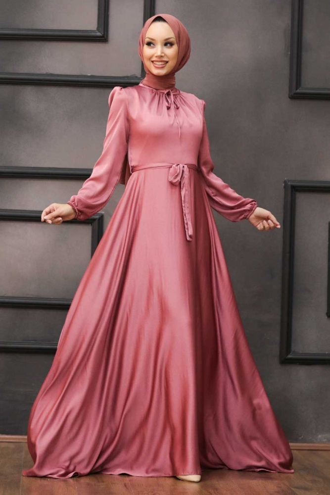 Neva Style - Long Dusty Rose Muslim Prom Dress 25130GK - 1