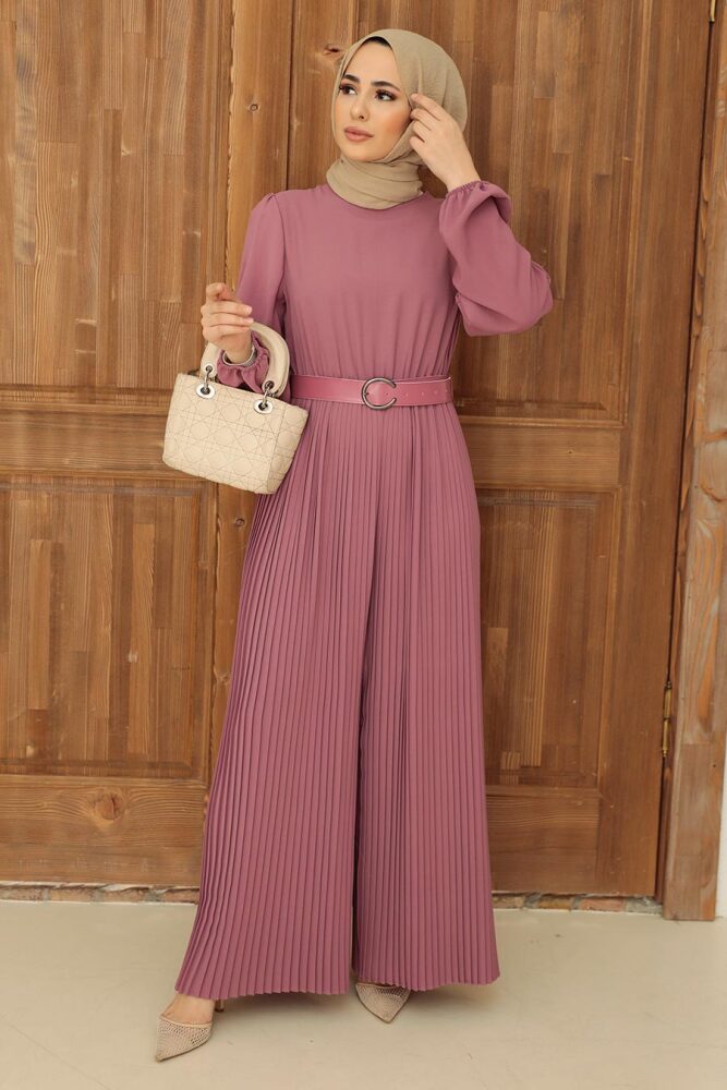 Dusty Rose Hijab Overalls 33840GK - 1