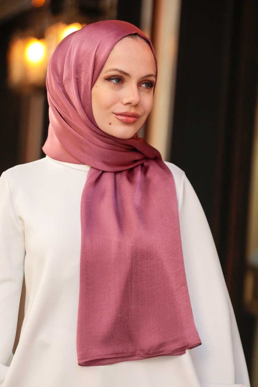 SILK LOOK HIJAB- ROSE main image 1