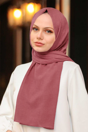 Dusty Rose Hijab Shawl 50522GK - 1
