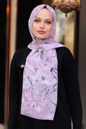 Dusty Rose Hijab Shawl 52051GK - 1