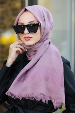 Dusty Rose Hijab Shawl 7532GK - 1