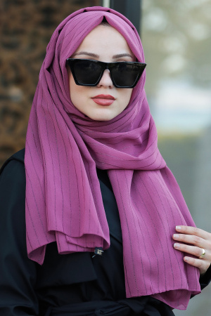 Dusty Rose Hijab Shawl 7549GK - 1