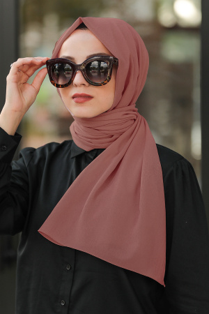 Dusty Rose Hijab Shawl 7550GK - 1