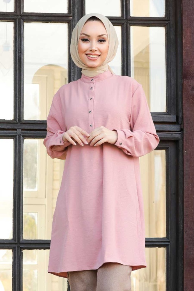 Dusty Rose Hijab Tunic 1146K - 1