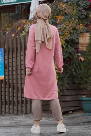 Dusty Rose Hijab Tunic 1621GK - 2
