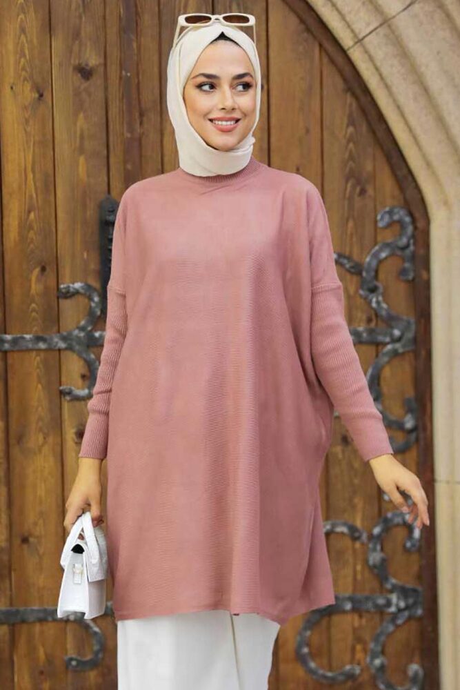 Dusty Rose Hijab Tunic 3399GK - 2