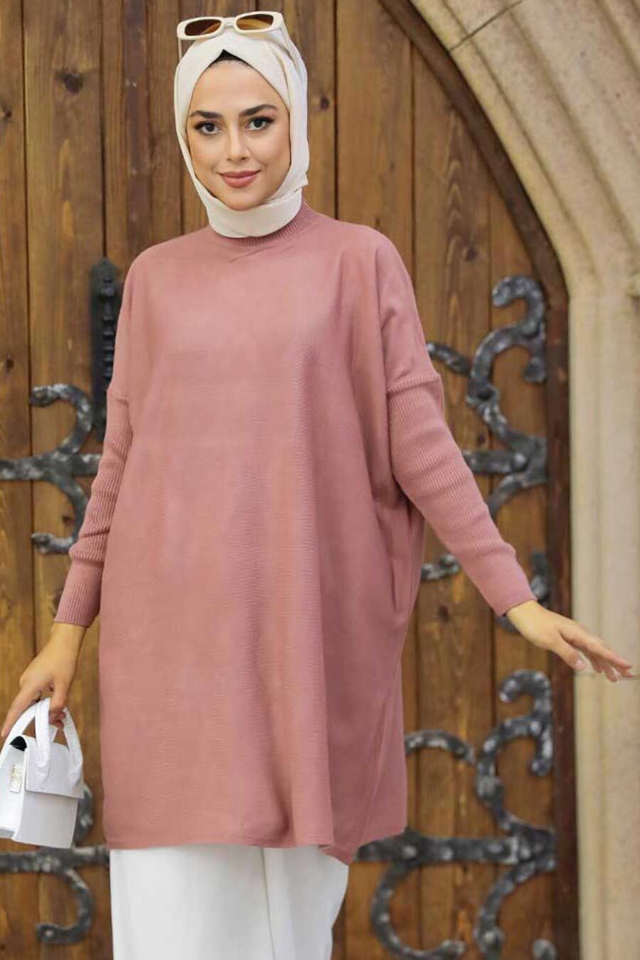 Dusty Rose Hijab Tunic 3399GK