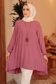 Dusty Rose Hijab Tunic 4103GK - Thumbnail