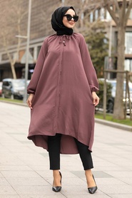 Dusty Rose Hijab Tunic 444GK - Thumbnail