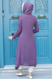 Dusty Rose Hijab Tunic 510GK - Thumbnail
