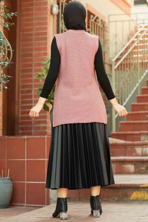 Dusty Rose Knitwear Hijab Sweater 803GK - 2