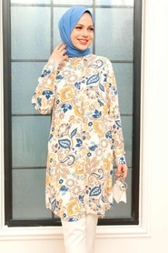 Ecru Hijab Tunic 11557E - Thumbnail