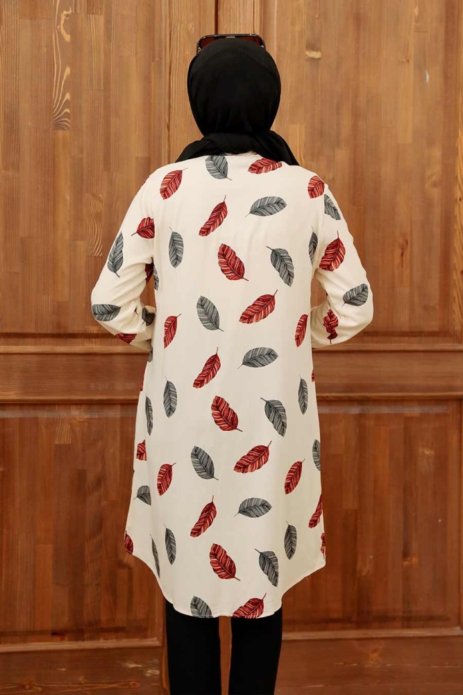 Ecru Hijab Tunic 11558E - 4