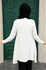 Ecru Hijab Tunic 4601E - Thumbnail