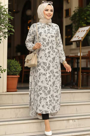 Ecru Modest Top 10536E - 1