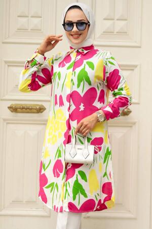 Ecru Modest Top 25028E - 2