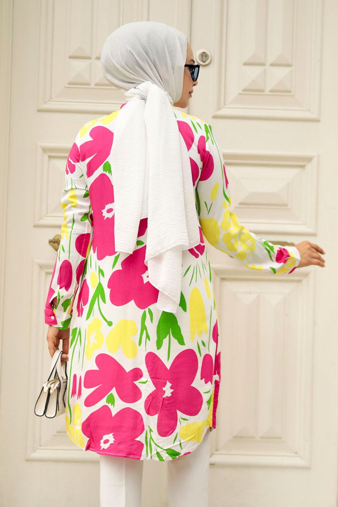 Ecru Modest Top 25028E - 4