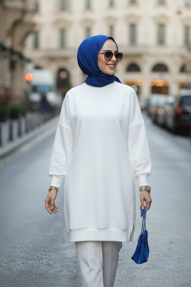 Ecru Modest Tunic 30644E - 1