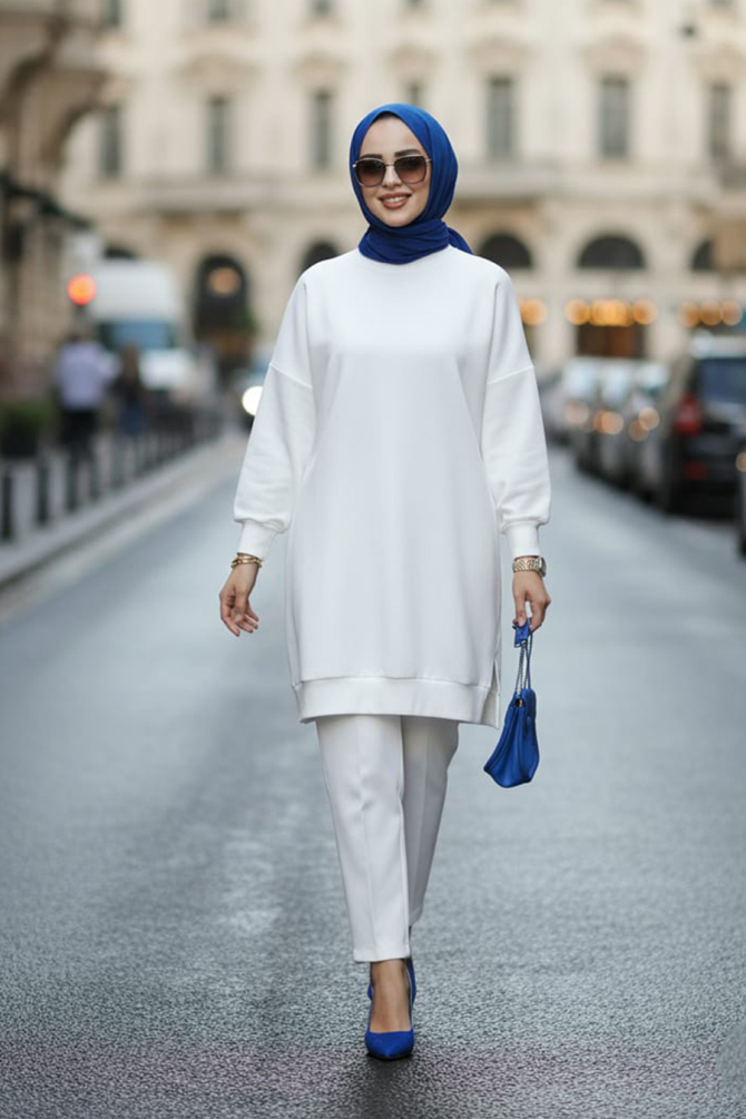 Ecru Modest Tunic 30644E - 2