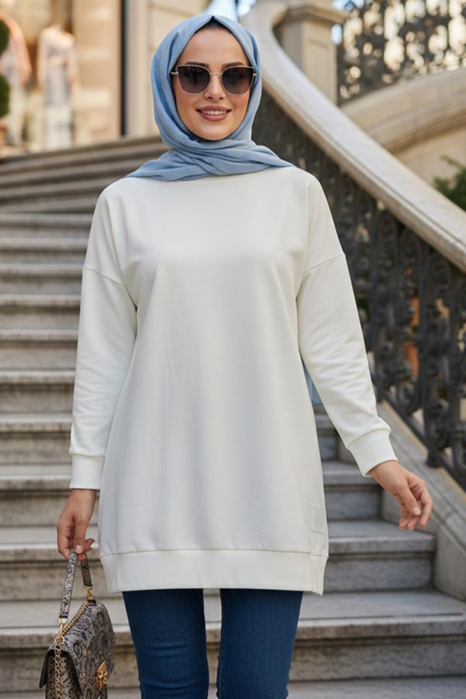 Ecru Modest Tunic 30644E - 1