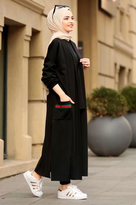 Noir - Nayla Collection - Combination Hijab 7003S - 1