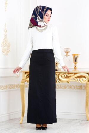 Ecru- Nayla Collection - Hijab Chemisier 6145E - 1