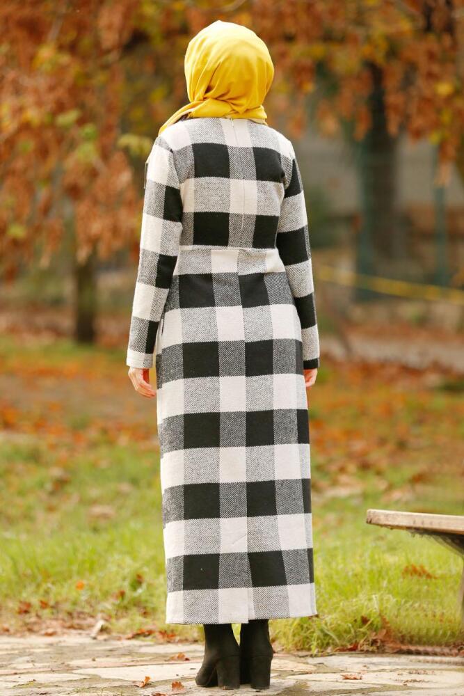 Ecru - Nayla Collection - Robe Hijab 2491E - 2