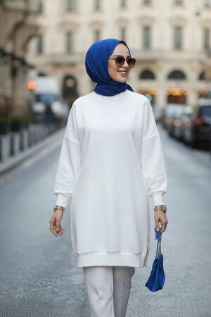 Ekru Tesettür Tunik 30644E 