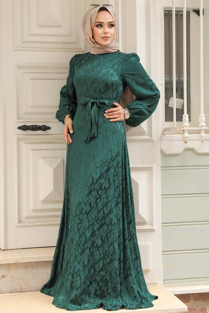 Emerald Green Elegant Evening Gown 23272ZY - 2