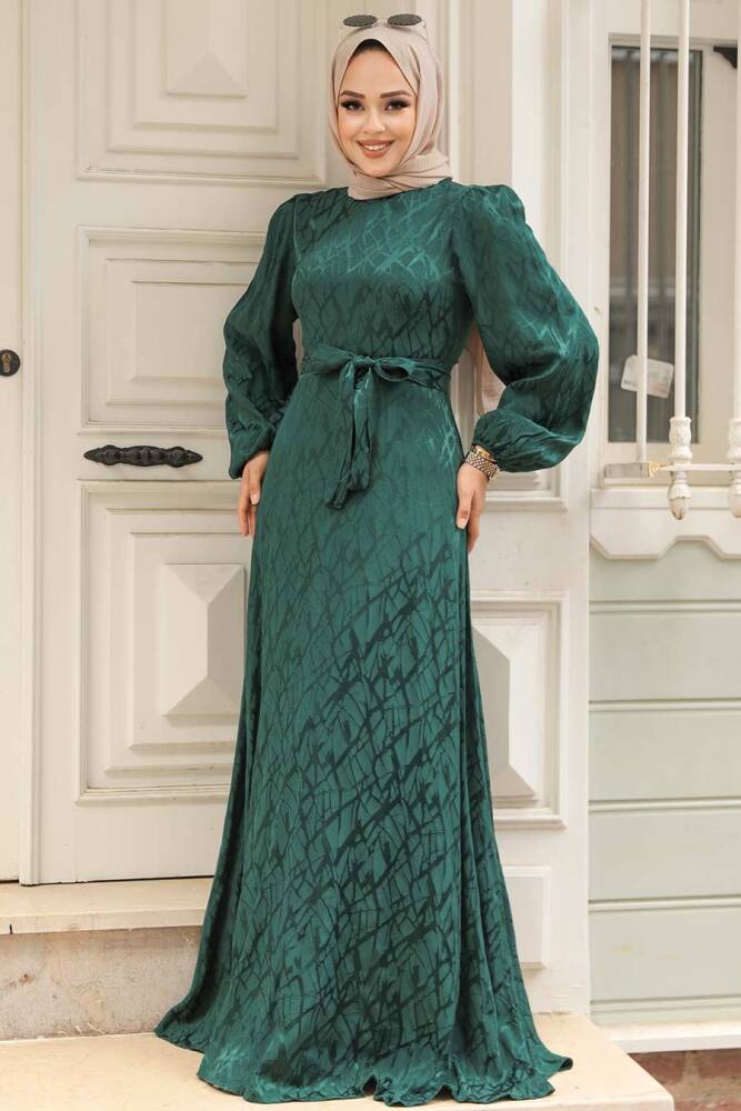 Emerald Green Elegant Evening Gown 23272ZY - 3