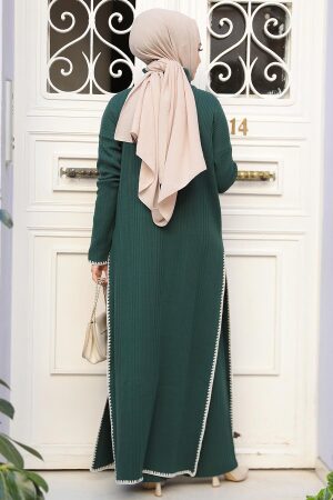 Emerald Green Knitwear Dual Suit 10291ZY - 4