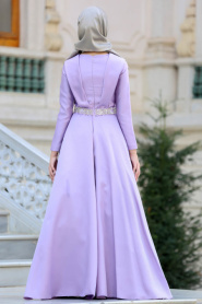 Evening Dress - Lila Hijab Dress 2363LILA - Thumbnail