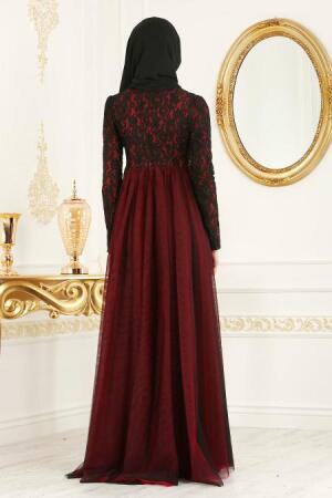 Evening Dress - Mahogany Evening Dress 7531BR - 2