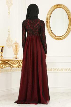 Evening Dress - Mahogany Evening Dress 7531BR - Thumbnail