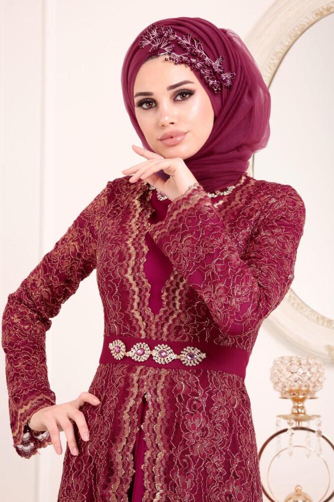 Evening Dresses - Cherry Hijab Evening Dress 2011VSN - 3