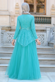Evening Dresses - Turquaz Hijab Dress 4042TR - Thumbnail